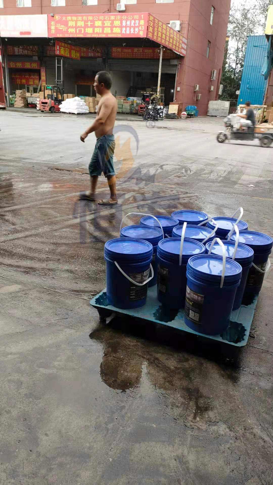 雨后首单混凝土固化剂已发货