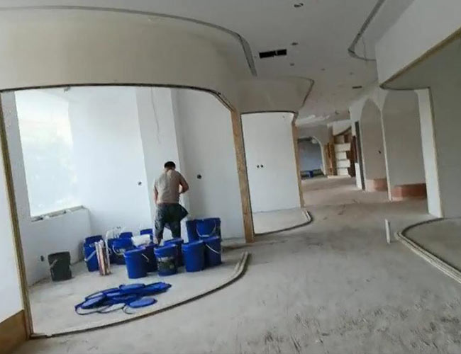 口腔诊所医院地面使用混凝土固化剂固化施工
